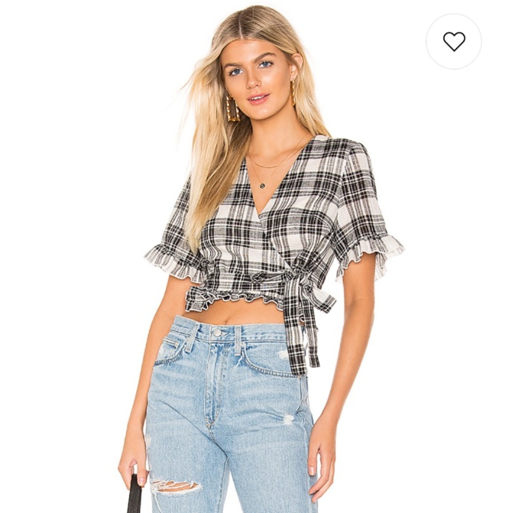 Tularosa Emmy Top in Black & White